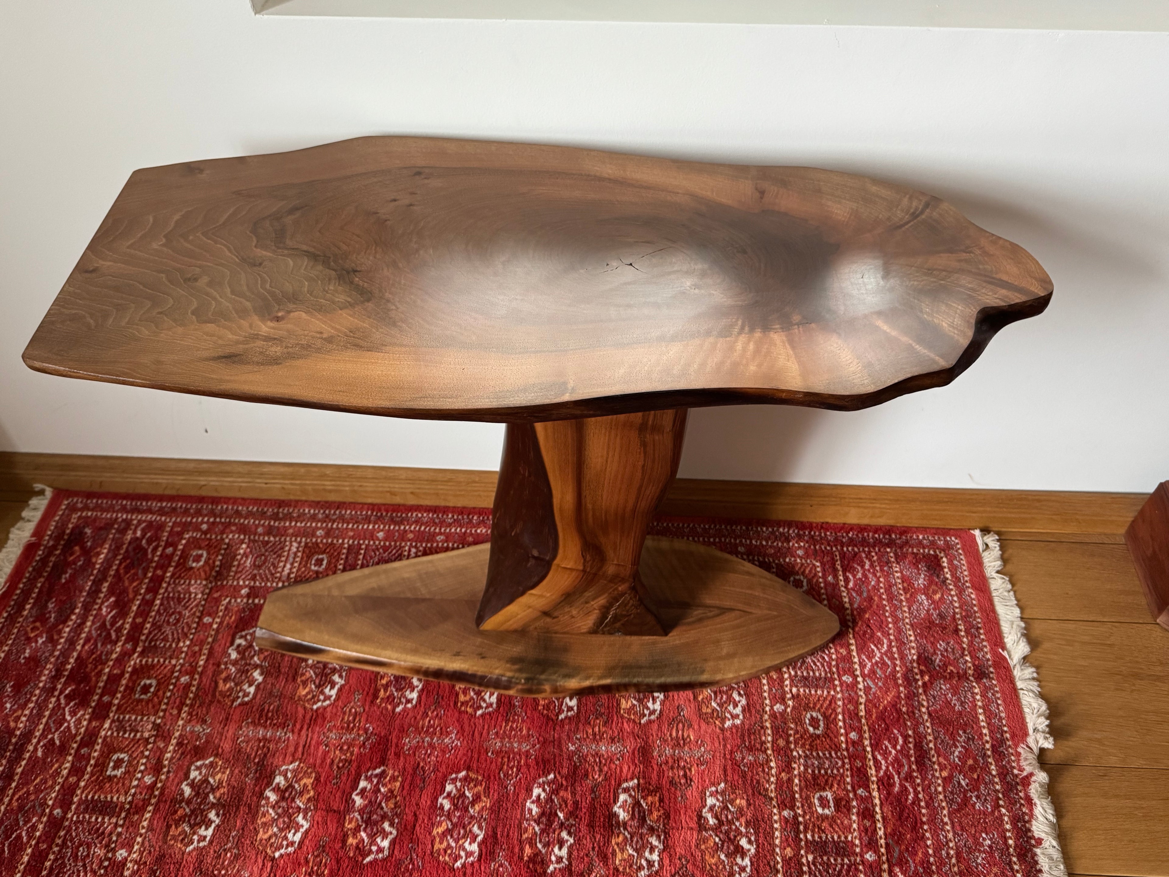 Natural Edge Walnut Table