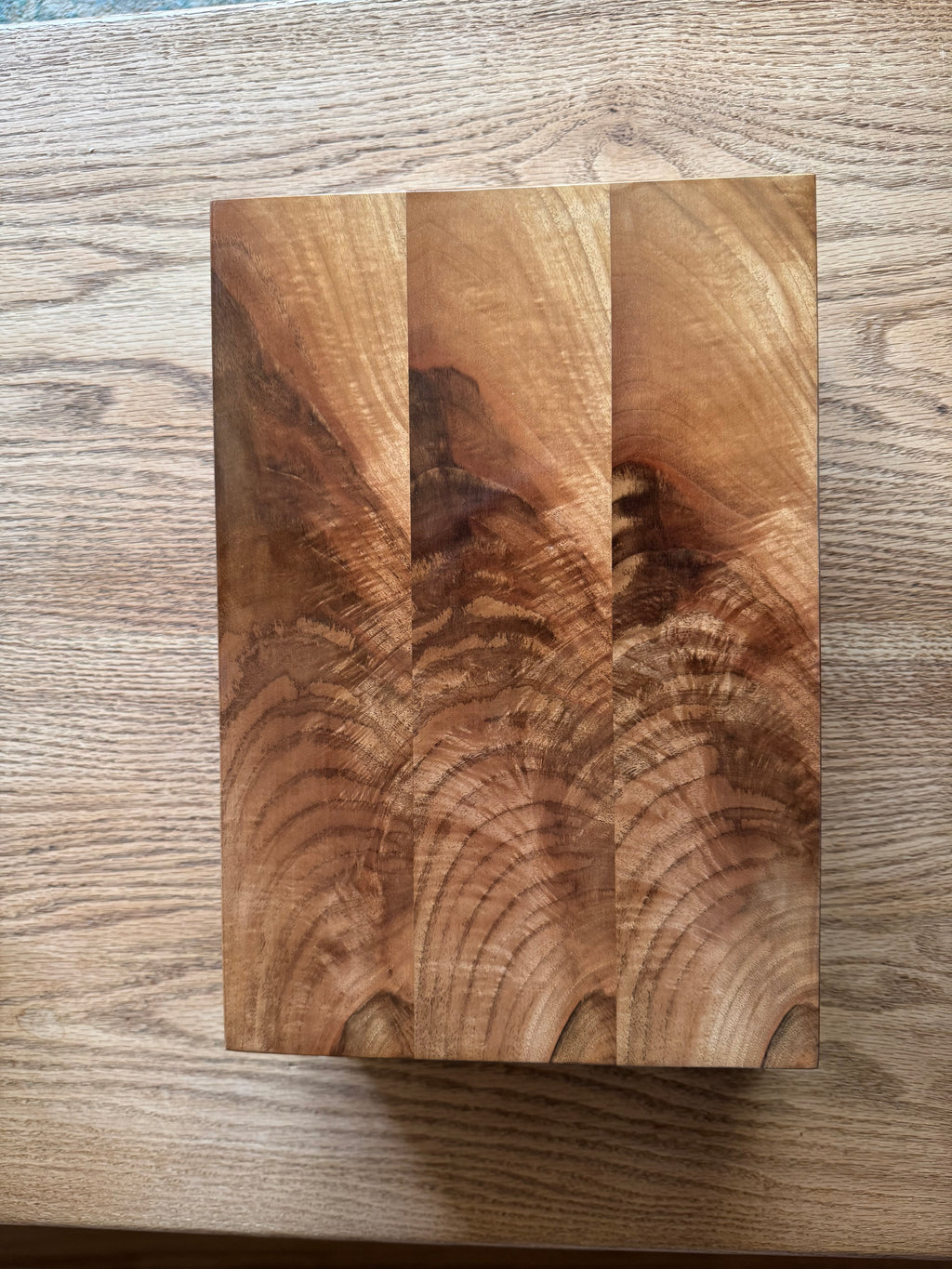 Wood Jewelry Box with Sliding Box