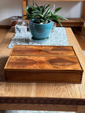 Split-top Walnut Jewelry Box