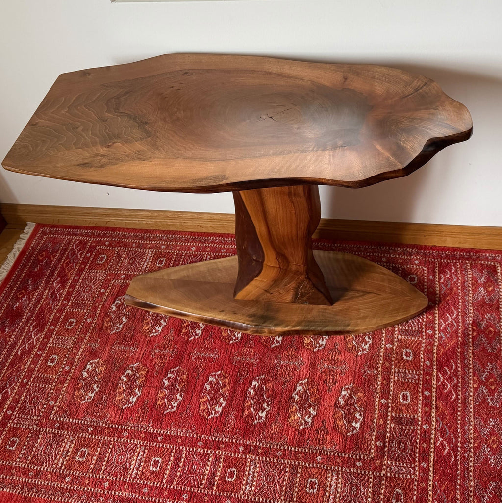 Natural Edge Walnut Table